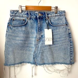 Zara Denim Mini Skirt NWT